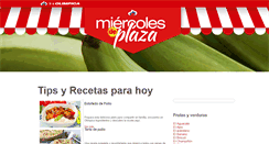 Desktop Screenshot of miercolesdeplazaolimpica.com