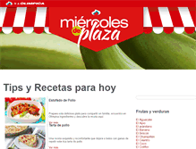 Tablet Screenshot of miercolesdeplazaolimpica.com